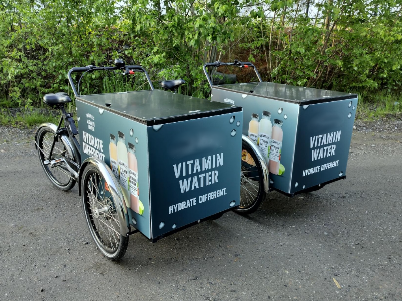 Normaalit laatikkopyörät tavaranjakoon ja kenttämarkkinointiin