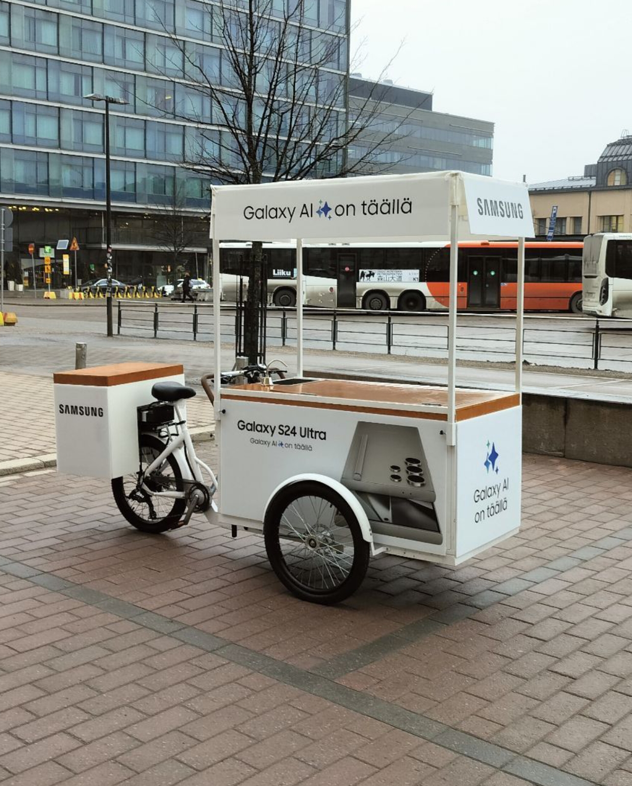 PromoFleet Kioskipyörä Iso — sähköavusteinen tavarapyörä brändiaktivointiin